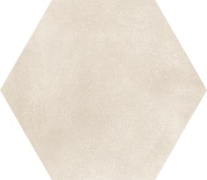 Hexagon Beige Plain